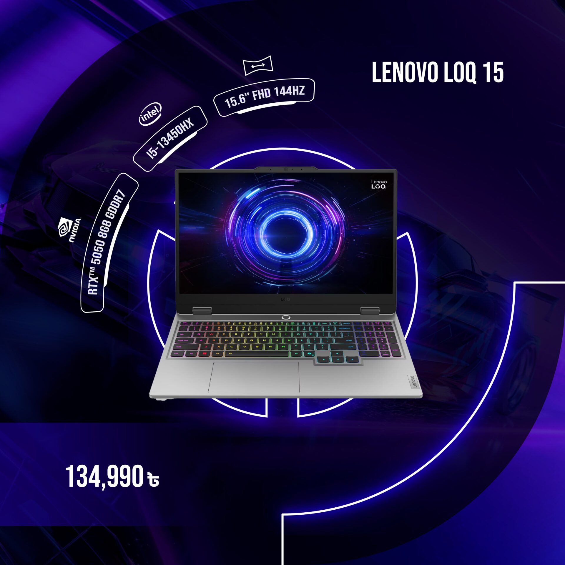 Lenovo LOQ 15IRX10 i5 rtx5050